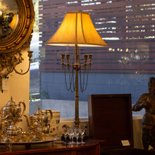 Load image into Gallery viewer, Pair of French Empire Style Candelabra Table Lamps