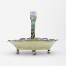 Load image into Gallery viewer, Silver and Enamel Basket