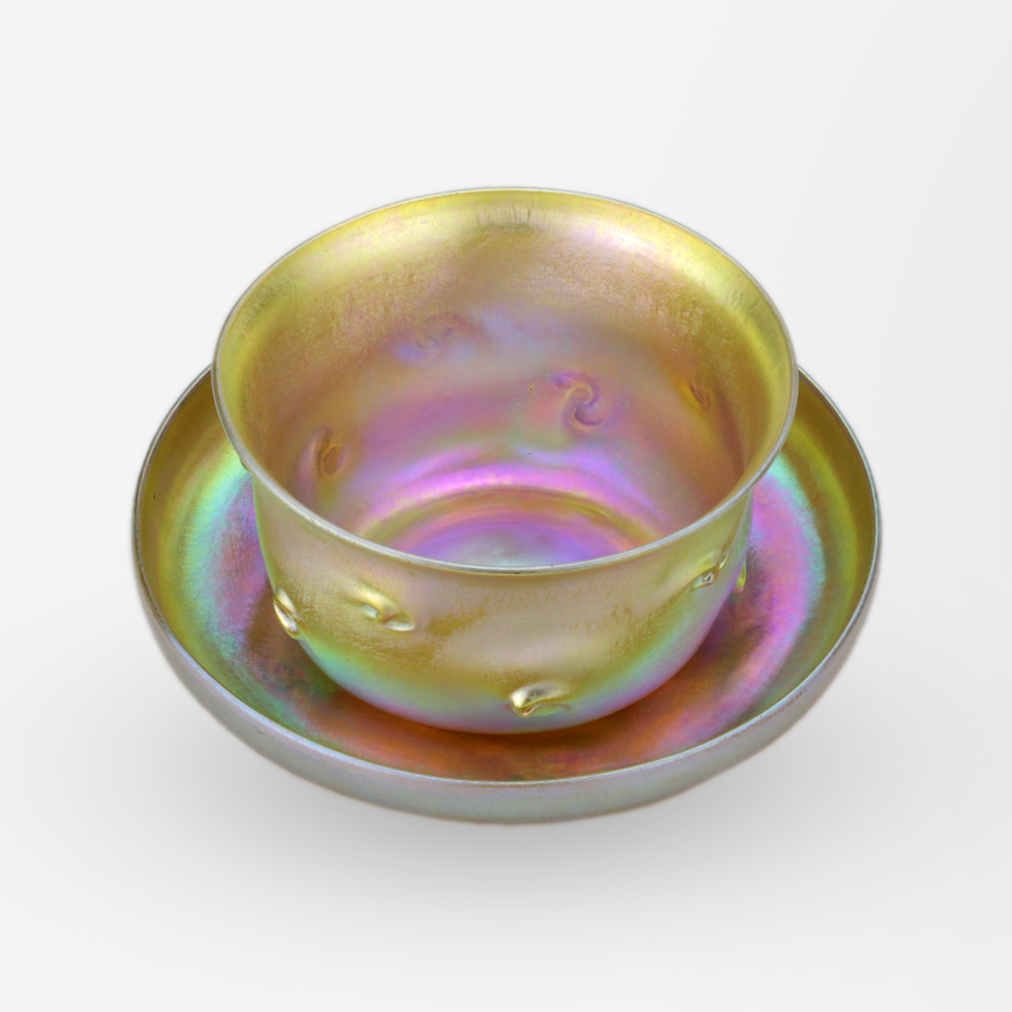 Tiffany Studios Favrile Glass Bowl by Louis Comfort Tiffany