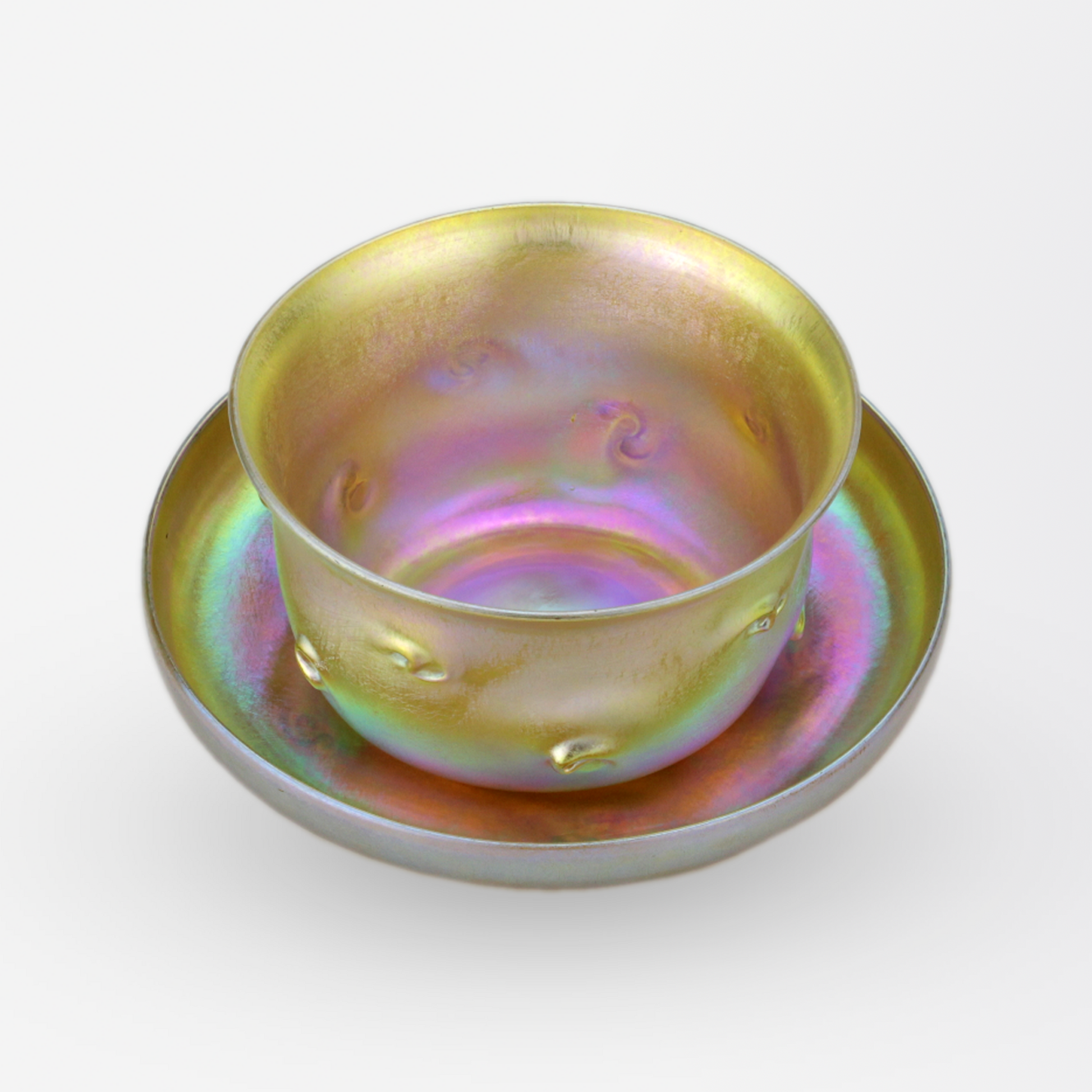 Tiffany Studios Favrile Glass Bowl by Louis Comfort Tiffany