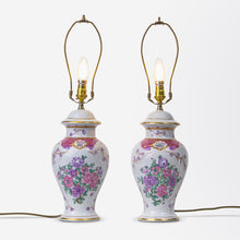 Load image into Gallery viewer, Pair of Late 19th Century Lamps Attributed to Samson &amp; Cie
