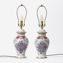 Load image into Gallery viewer, Pair of Late 19th Century Lamps Attributed to Samson &amp; Cie
