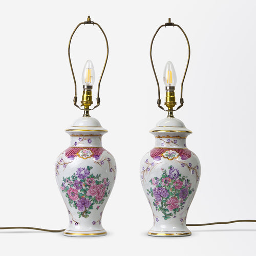 Pair of Late 19th Century Lamps Attributed to Samson & Cie
