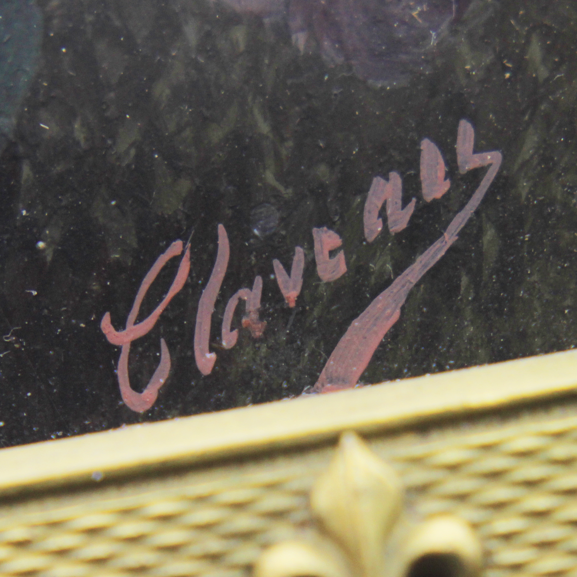 Portrait of Marie Antionette in Ormolu Frame After Le Brun