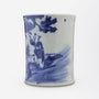 Blue and White Qing Dynasty Brush Pot