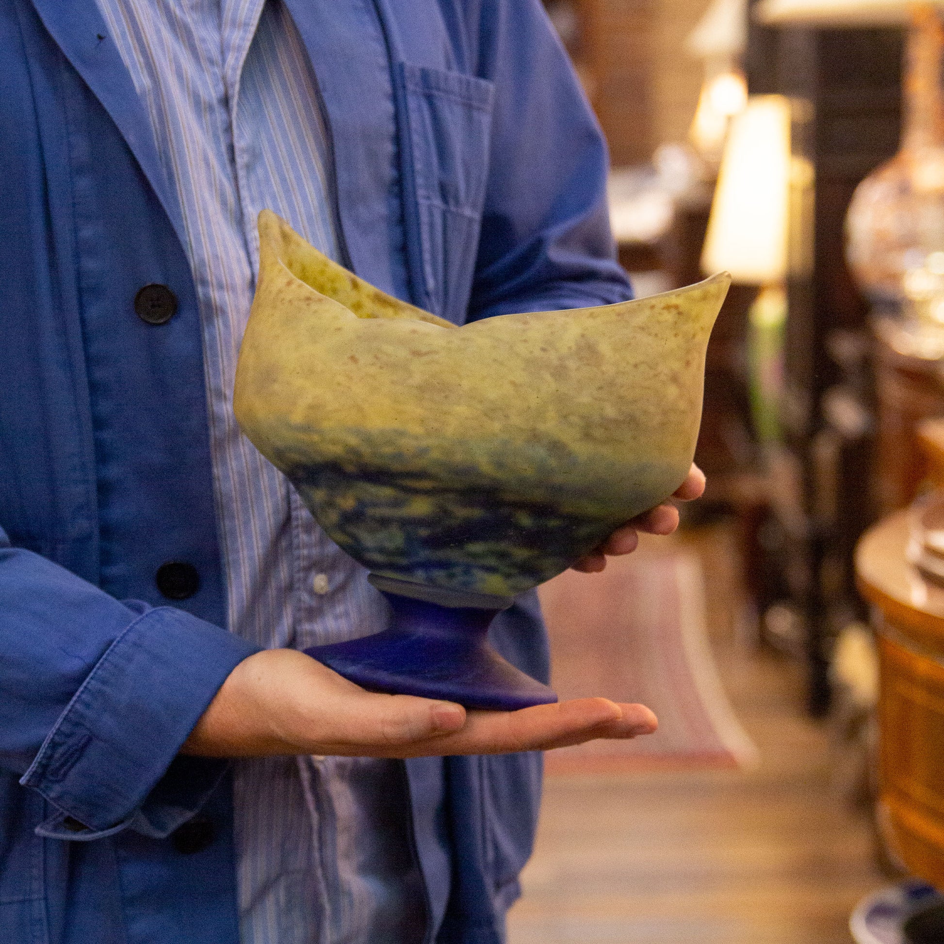 Vase Art Nouveau français de Daum