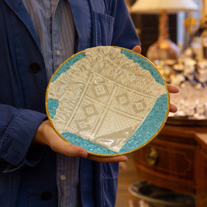 Ceramic Plate in the Trompe L'oeil Technique