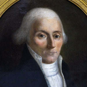 Georgian Portrait of a Gentleman in Original Water Gilt Frame