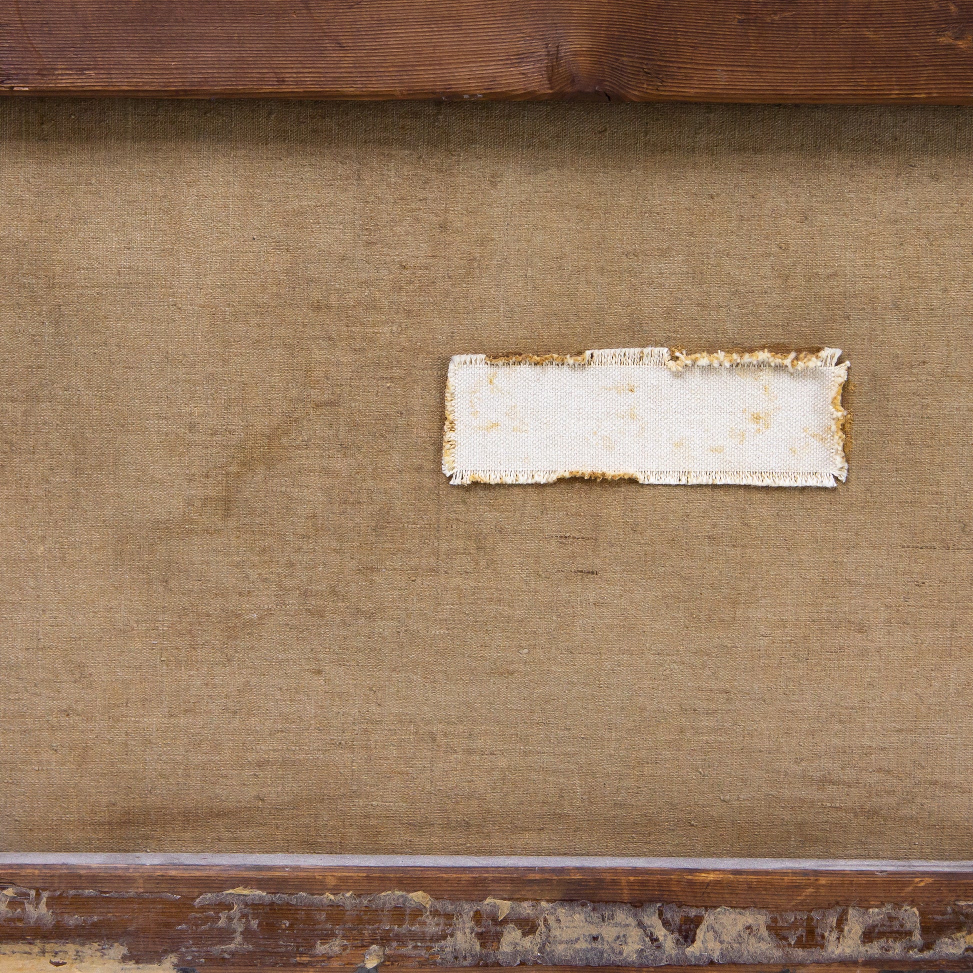 Portrait géorgien d'un gentilhomme dans son cadre doré à l'eau d'origine