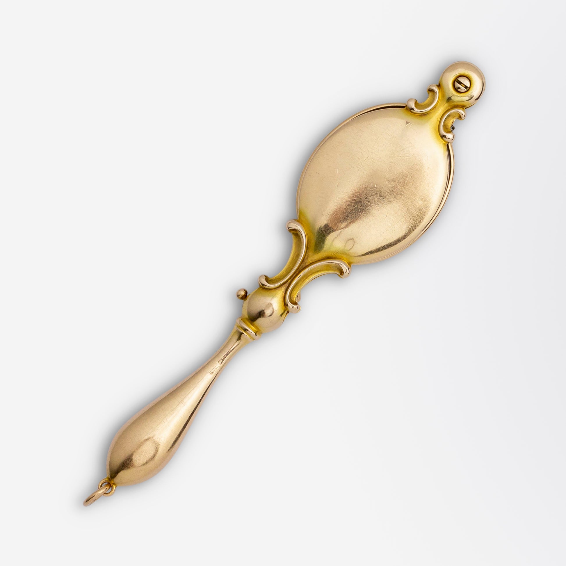 Art Nouveau, 14kt Yellow Gold Lorgnette