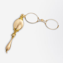 Load image into Gallery viewer, Art Nouveau, 14kt Yellow Gold Lorgnette