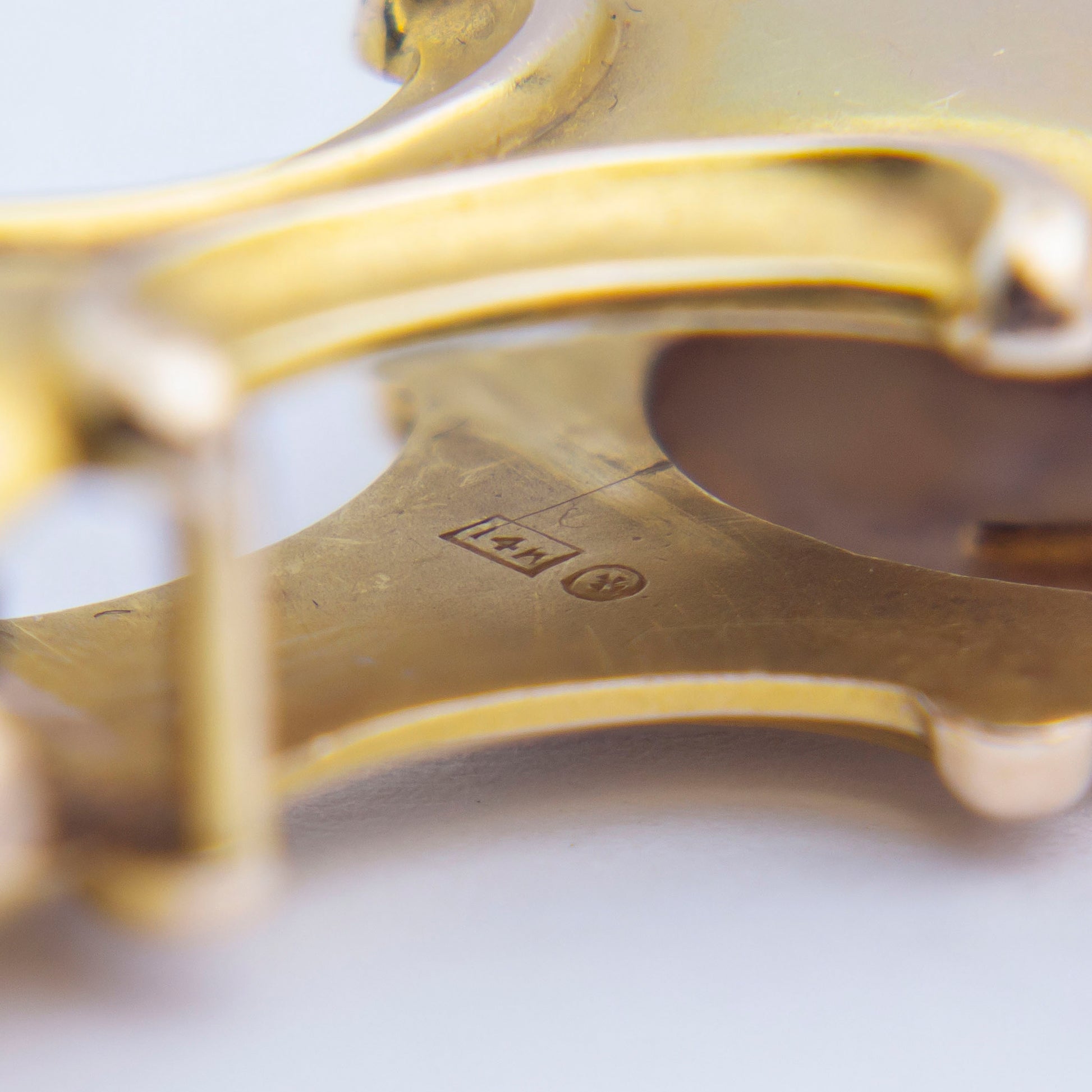 Art Nouveau, 14kt Yellow Gold Lorgnette