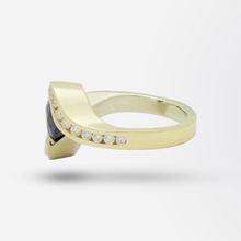 Load image into Gallery viewer, 2.70ct Blue Ceylon Sapphire &amp; Diamond Ring