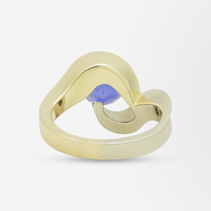 2.70ct Blue Ceylon Sapphire & Diamond Ring