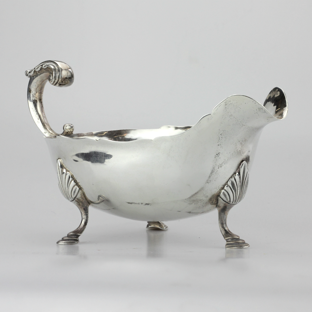 Sterling Silver Gravy Boat - The Antique Guild