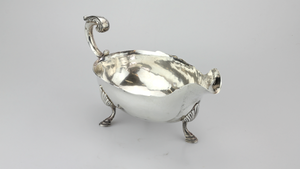Sterling Silver Gravy Boat - The Antique Guild