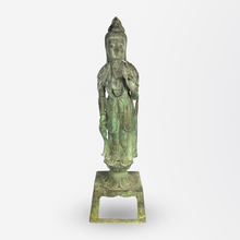 Load image into Gallery viewer, 19th Century Bronze Guanyin Statue