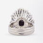 Grima Ring in 18kt White Gold With an Opal & Diamonds