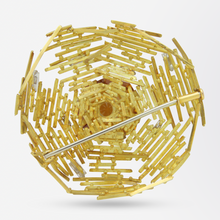 Load image into Gallery viewer, Andrew Grima 18kt Gold, Citrine and Diamond Brooch