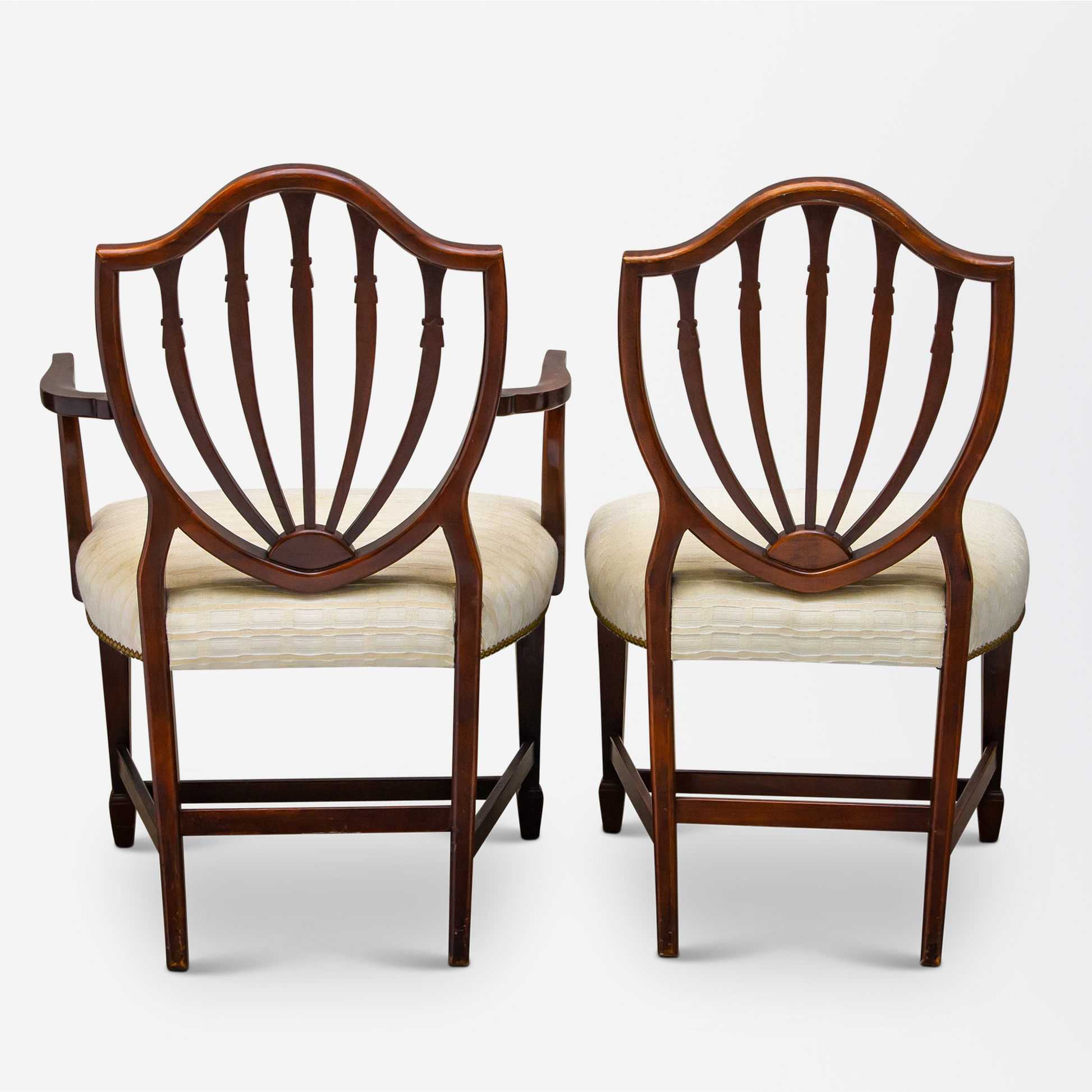 Set of 5 Hepplewhite Style Dining Chairs