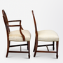 Set of 5 Hepplewhite Style Dining Chairs