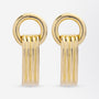 18kt Yellow Gold Hermes Paris Ear Clips