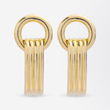 Load image into Gallery viewer, 18kt Yellow Gold Hermes Paris Ear Clips
