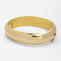 Heavy, 18kt Yellow Gold, Hinged Oval Bangle