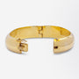 Heavy, 18kt Yellow Gold, Hinged Oval Bangle