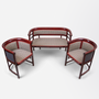 Three Piece Parlour Suite by Josef Hoffmann for Thonet