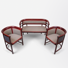 Load image into Gallery viewer, Three Piece Parlour Suite by Josef Hoffmann for Thonet