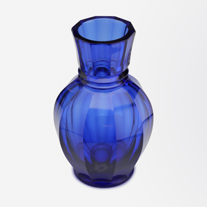 Faceted, Josef Hoffmann For Moser Glassworks Vase