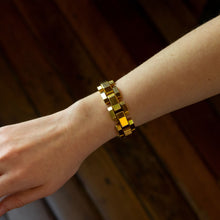 Load image into Gallery viewer, Retro 18kt Gold Tank Bracelet