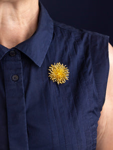 18kt Yellow Gold 'Sea Urchin' Brooch Pin by Tiffany & Co.