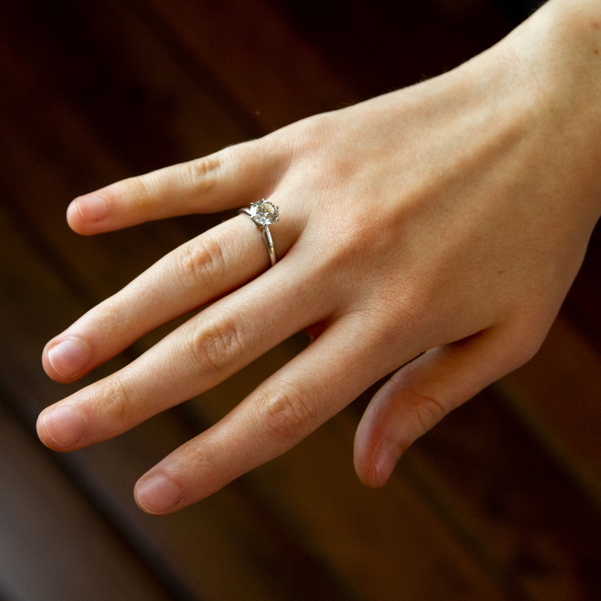 1.81 Carat Diamond and Platinum Ring by Bailey, Banks and Biddle