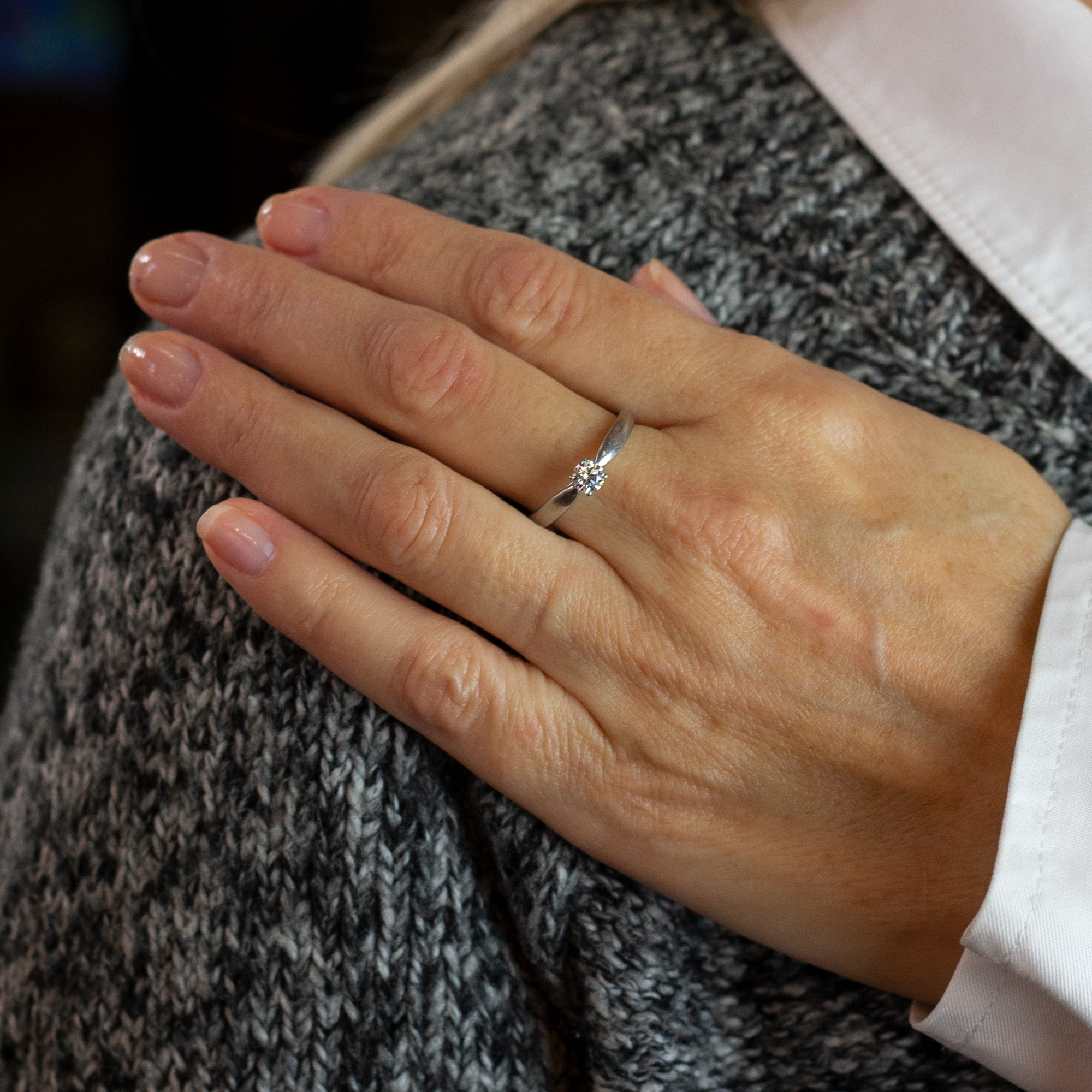 Tiffany Co. Platinum and Diamond Ring The Antique Guild