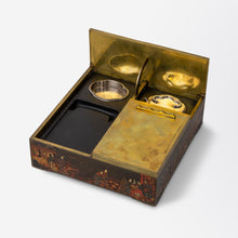 Load image into Gallery viewer, Exquisite Japanese &#39;Suzuri-bako&#39; Enamelled Writing Box