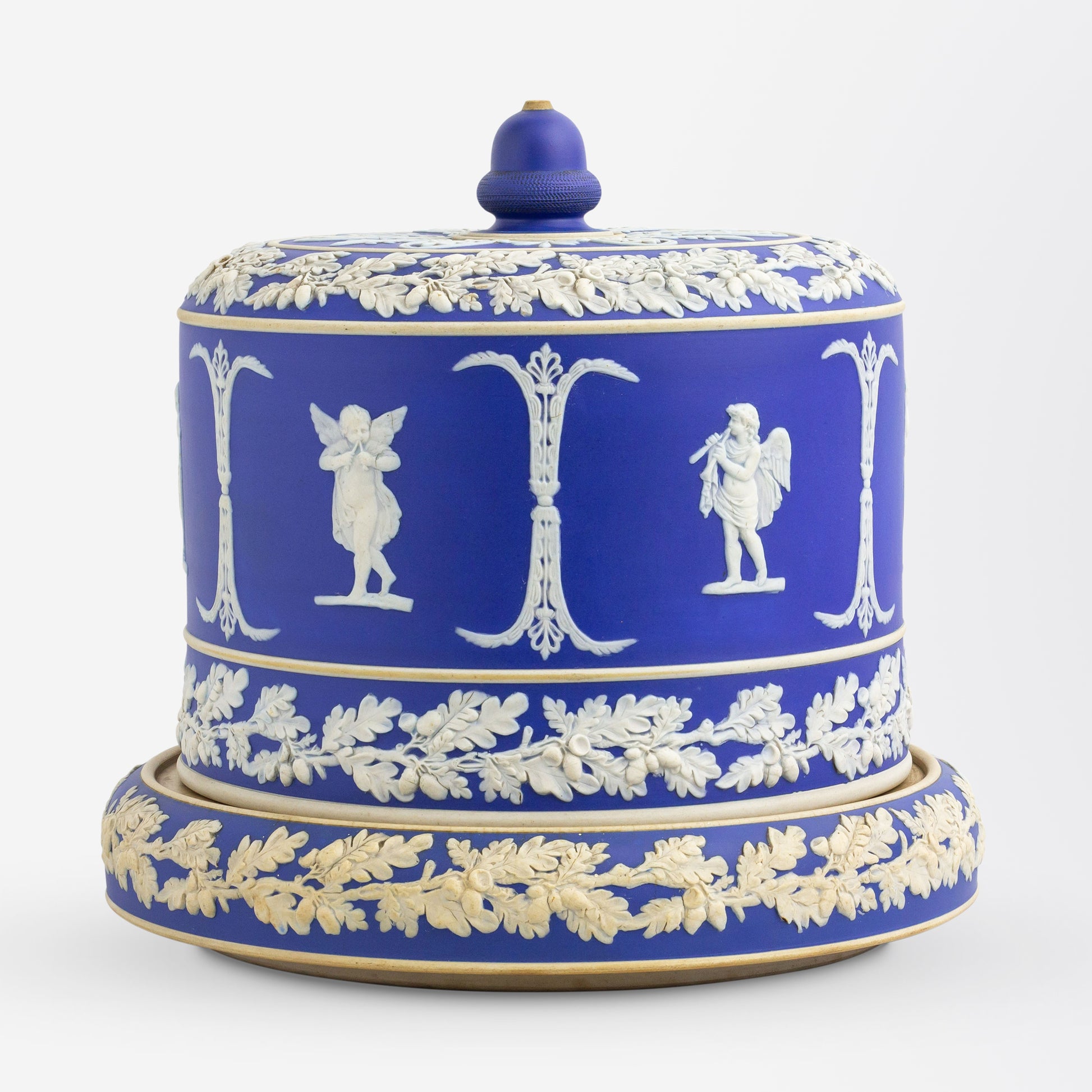 Jasperware Stilton Dome Attributed to Wedgwood