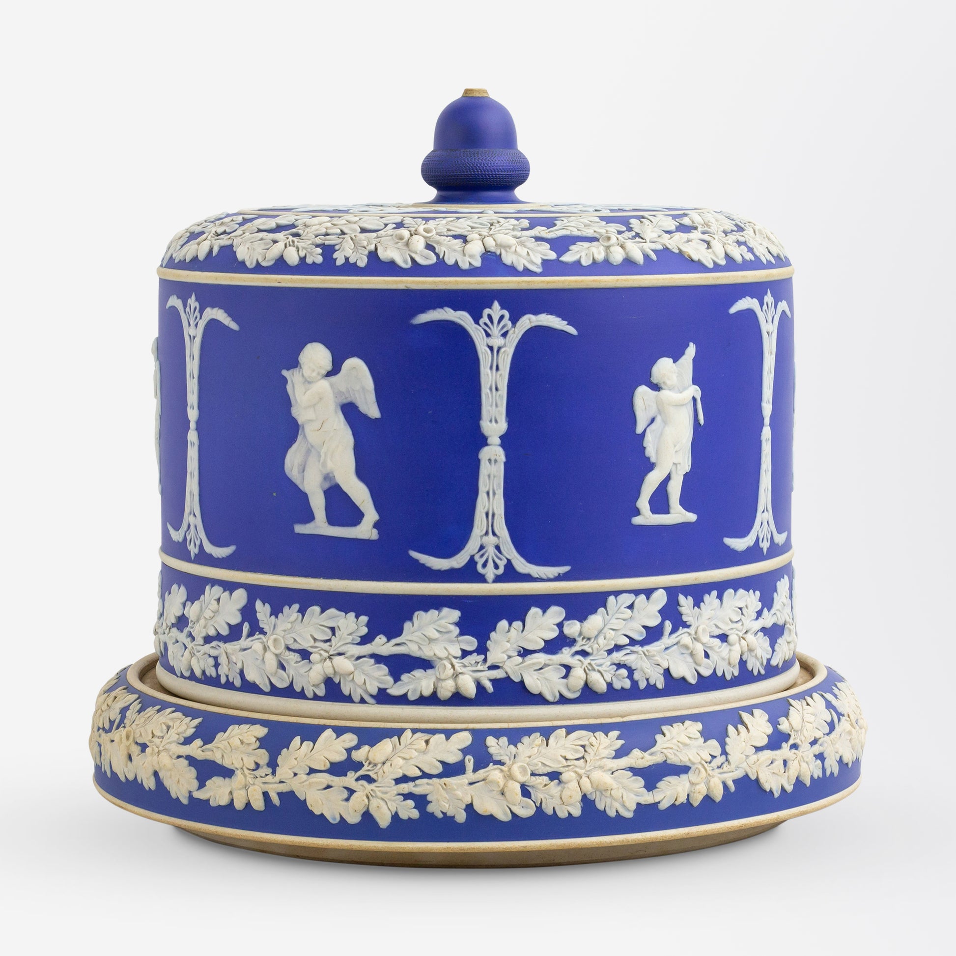 Jasperware Stilton Dome Attributed to Wedgwood