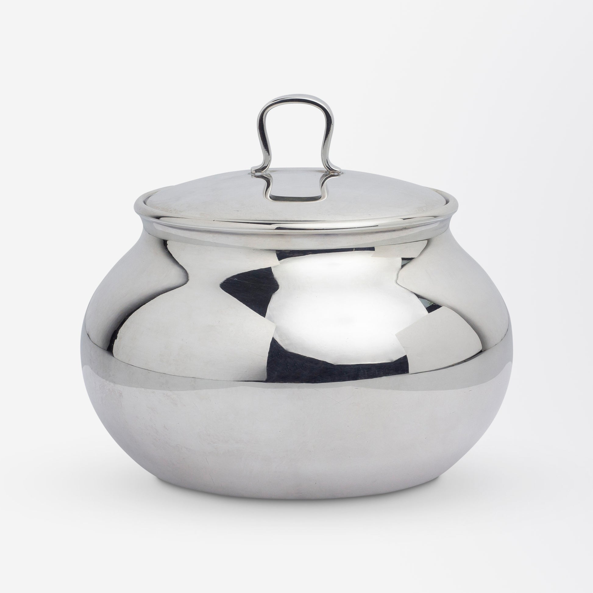 Sterling Silver Three Piece Coffee Set by Sigvard Bernadotte for Georg Jensen