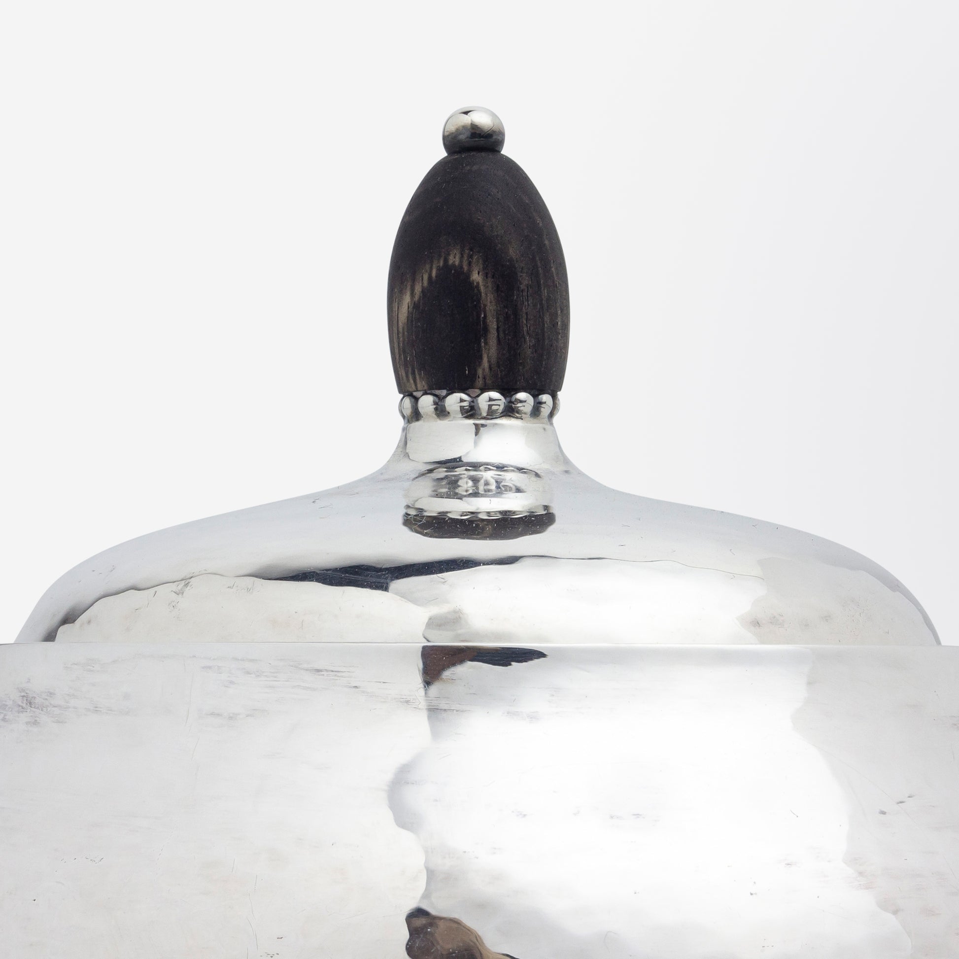 Georg Jensen Sterling Silver 5 Piece Tea Service in Pattern 80