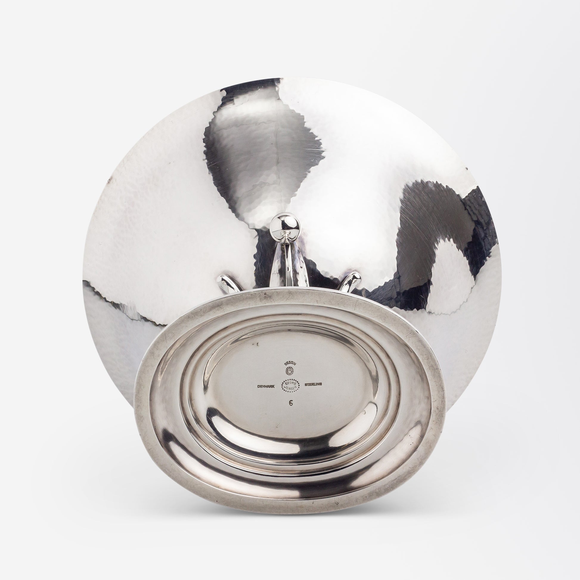 Georg Jensen, Sterling Silver Comport by Johan Rohde