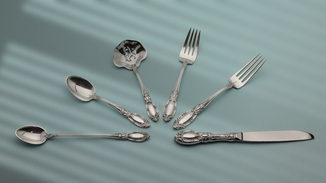 Sterling Silver Flatware Set by Towle in the King Richard Pattern