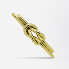 Load image into Gallery viewer, Oversized 18kt Yellow Gold Lovers Knot Brooch