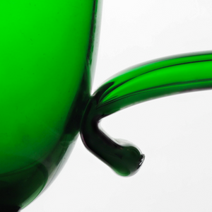 Art Deco Italian 'Libelula" Green Vase by Vittorio Zecchin for Venini