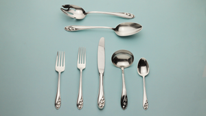 American Sterling Silver Flatware Set in the Lily of The Valley Pattern by Gorham