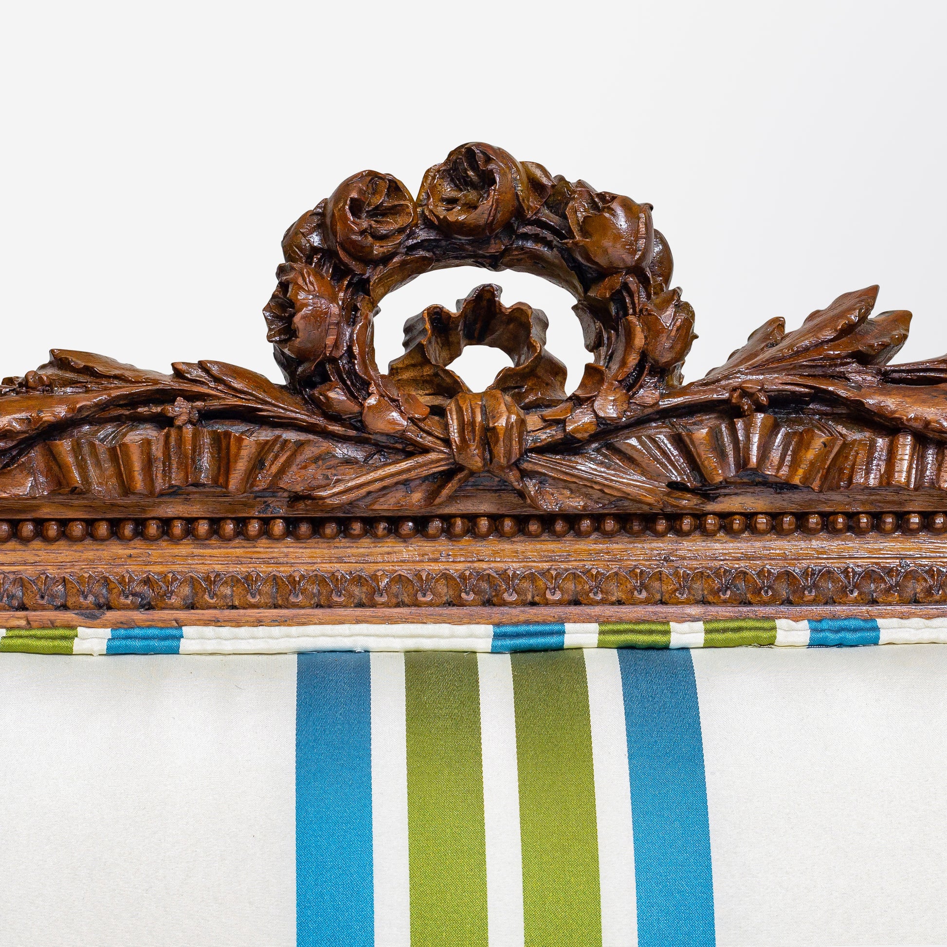 18th Century, French, Louis XVI Walnut Settee