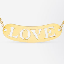 Load image into Gallery viewer, 18kt Yellow Gold, French Made &#39;Love&#39; Necklace

