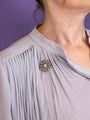 Art Deco, Diamond Flower Brooch Pin