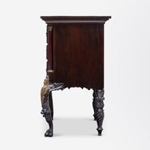 Load image into Gallery viewer, 19th Century Irish Mahogany Marquetry Chest on Legs
